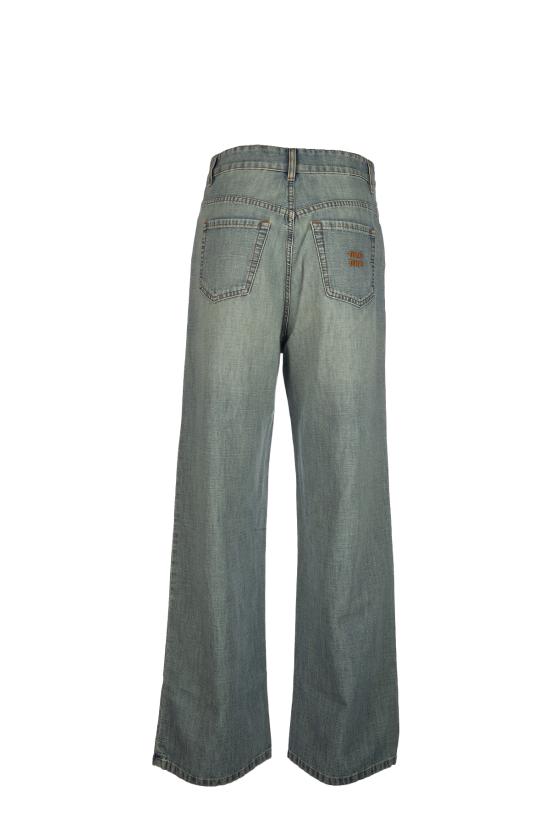 26SS 미우미우 데님 팬츠 GWP39418JI F0076 Celeste - MIU MIU