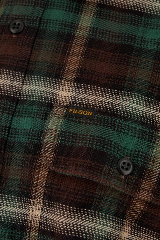 25FW 필슨 긴팔 셔츠 FMCAM0016W0322 204 BROWN CREAM - FILSON