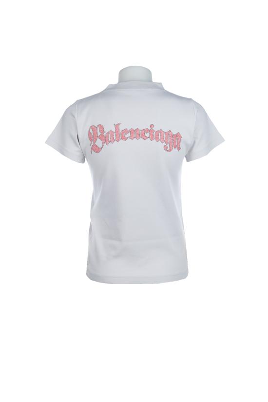 25FW 발렌시아가 반팔 티셔츠 850263TTVH6 9012 DIRTY WHITE - BALENCIAGA