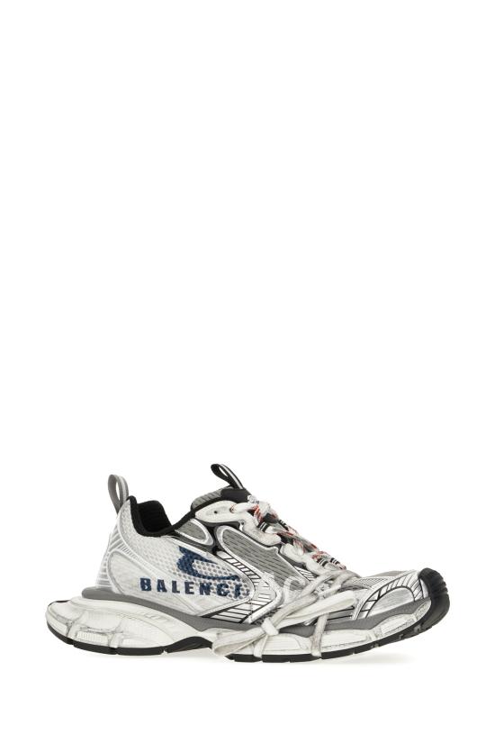 26SS 발렌시아가 3xl 스플릿 로고 스니커즈 840090W3XSG 9239 WHITE NAVY GREY - BALENCIAGA