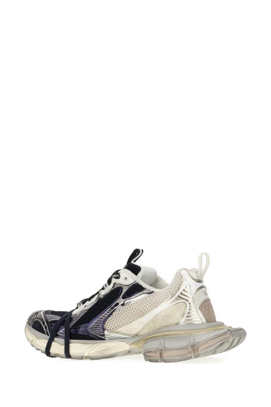 26SS 발렌시아가 3xl 스플릿 로고 스니커즈 840090W3XSG 9161 EGGSHELL RED NAVY - BALENCIAGA