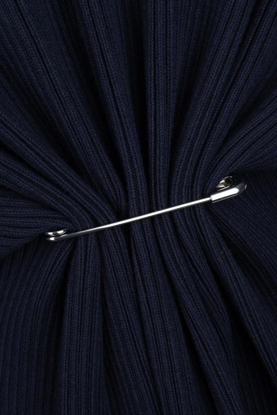 25FW 발렌시아가 미디 원피스 850028T1759 4140 NAVY - BALENCIAGA