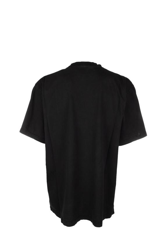 26SS 발렌시아가 반팔 티셔츠 850403TTVO8 1041 FADED WASHED BLACK - BALENCIAGA