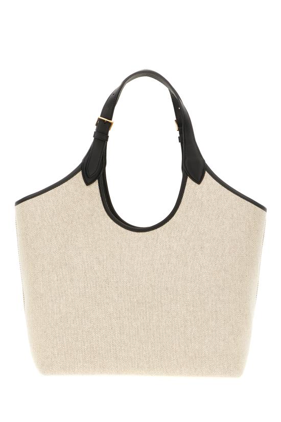 26SS 베르사체 라 메두사 캔버스 토트백 10222101A03494 2K86V BLACK GOLD - VERSACE