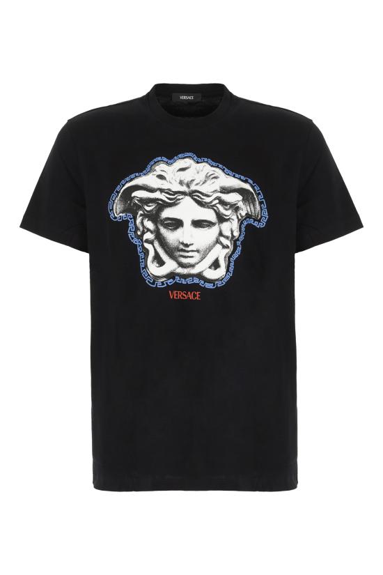 26SS 베르사체 반팔 티셔츠 10133021A16753 1B000 BLACK