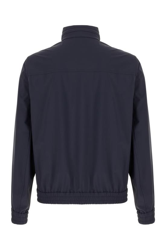 26SS 브루넬로 쿠치넬리 폴딩 후드 본디드 나일론 블루종 MZ4266525 C3600 NAVY CILIEGIA - BRUNELLO CUCINELLI