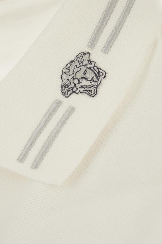 26SS 베르사체 폴로 티셔츠 10139061A13463 1W000 OPTICAL WHITE - VERSACE