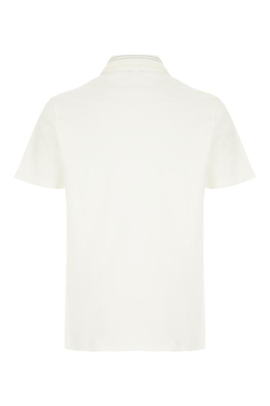 26SS 베르사체 폴로 티셔츠 10139061A13463 1W000 OPTICAL WHITE - VERSACE