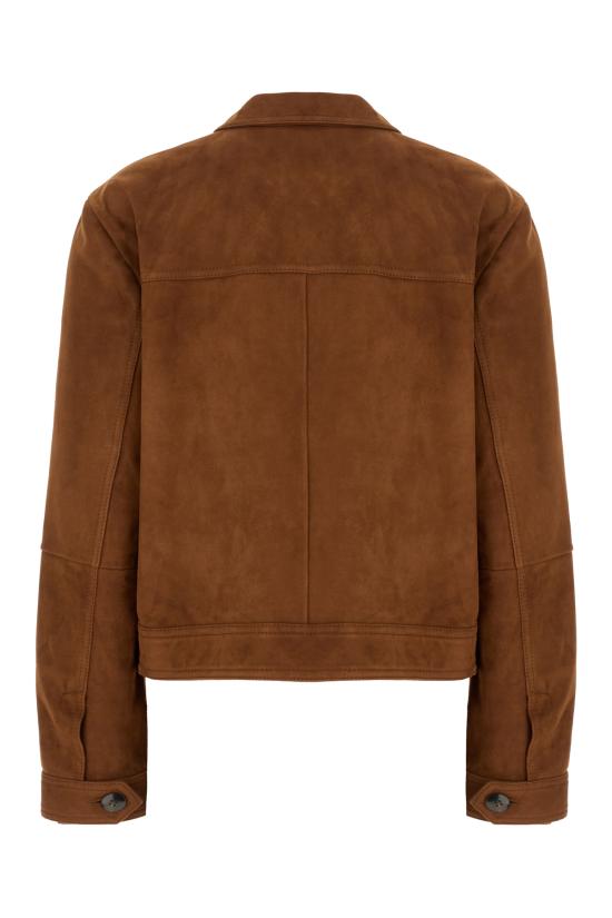 26SS 막스마라 스튜디오 가죽 자켓 MSTBAIA 002 Cioccolato - MAX MARA STUDIO