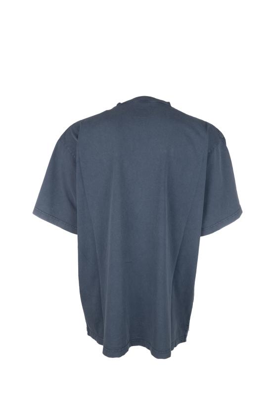 26SS 발렌시아가 반팔 티셔츠 850403TTVO8 2061 FADED DARK BLUE - BALENCIAGA