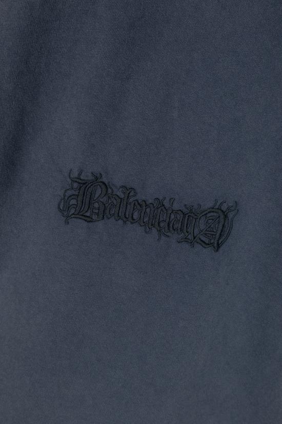 26SS 발렌시아가 반팔 티셔츠 850403TTVO8 2061 FADED DARK BLUE - BALENCIAGA