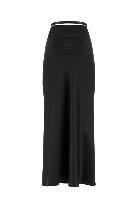 25FW 톰포드 롱 스커트 GC5829FAX1664 LB999 BLACK - TOMFORD