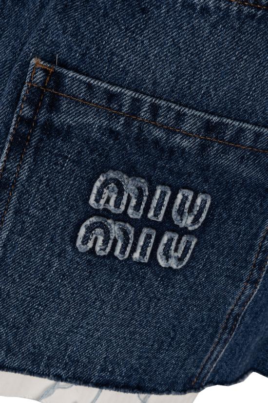 26SS 미우미우 데님 스커트 GWD27810BF F0008 BLEU - MIU MIU