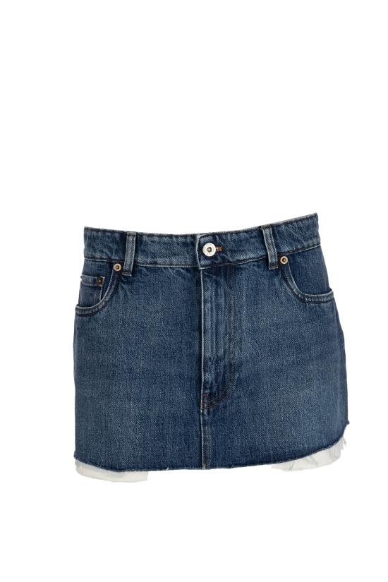26SS 미우미우 데님 스커트 GWD27810BF F0008 BLEU