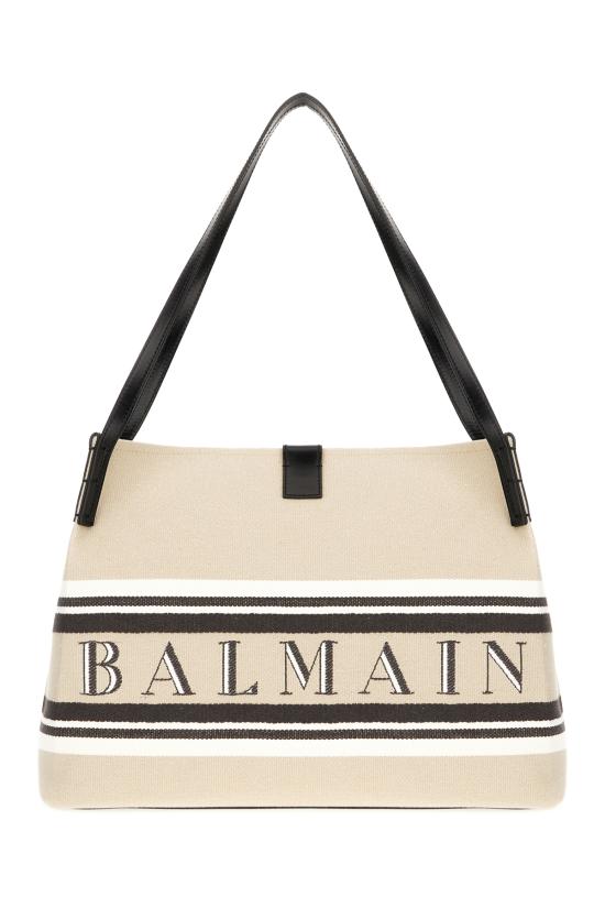 26SS 발망 숄더백 GN1FF034TJBR GXI NATUREL NOIR BLANC OPTIQUE