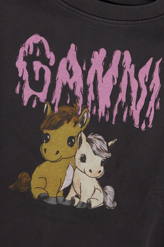 26SS 가니 후드 티셔츠 A106001811032 252 PHANTOM - GANNI