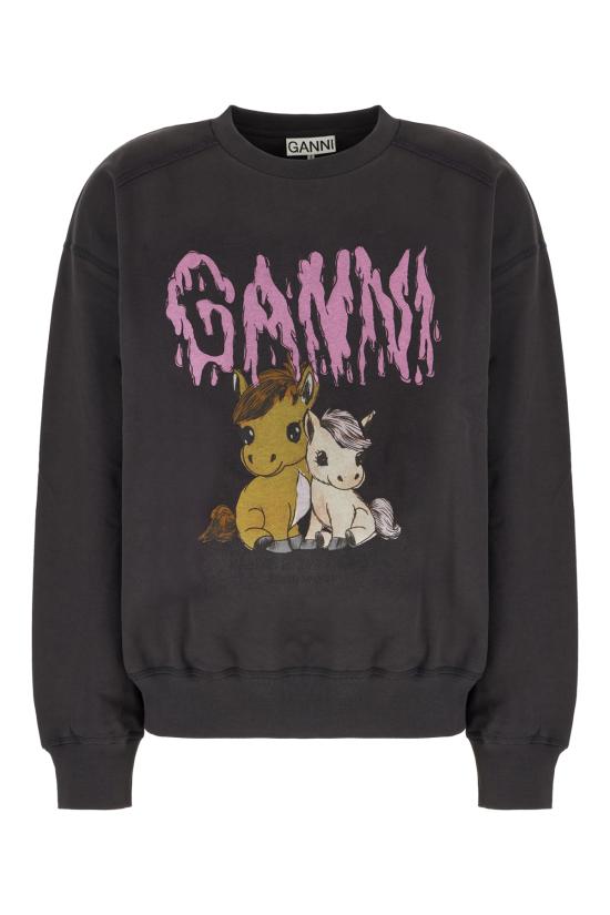 26SS 가니 후드 티셔츠 A106001811032 252 PHANTOM