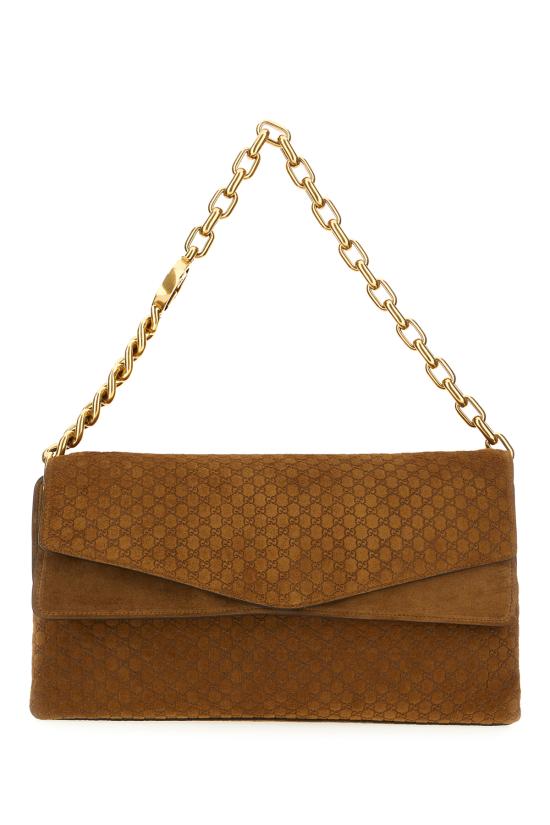 26SS 구찌 체인 라지 숄더백 857362AAF0P 2118 Marrone