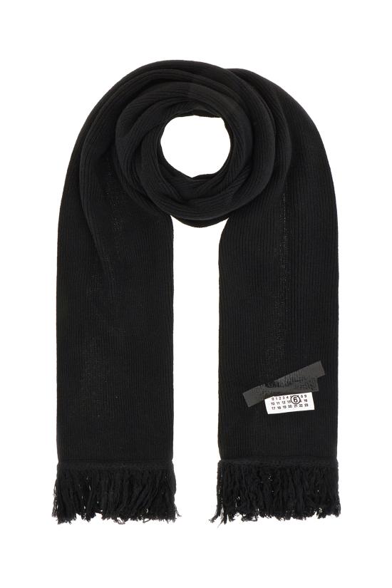 25FW MM6 메종마르지엘라 머플러/스카프 SH2TE0004M13168 900S BLACK