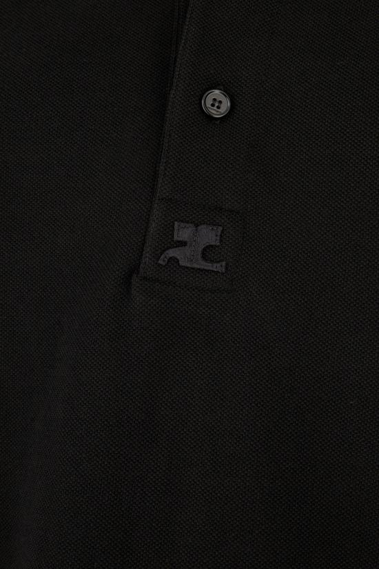 26SS 쿠레쥬 폴로 티셔츠 126JPO055JS02680 9999 BLACK - COURREGES