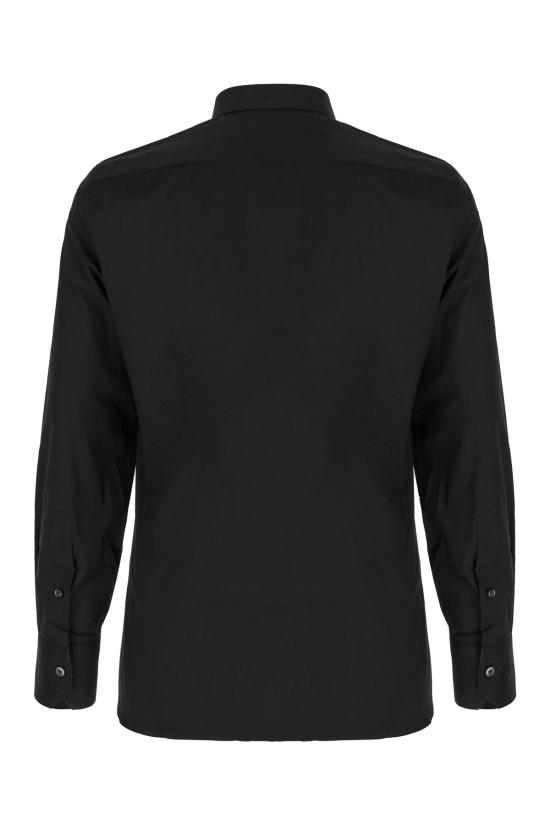25FW 에르메네질도제냐 긴팔 셔츠 9MS0BA201069A2 201069A2 BLACK - ERMENEGILDO ZEGNA