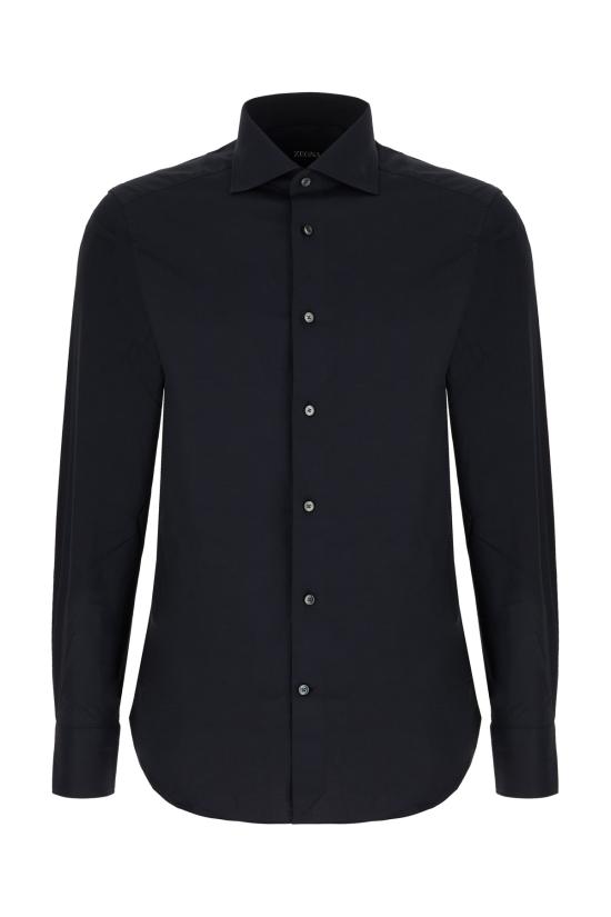 25FW 에르메네질도제냐 긴팔 셔츠 9MS0BA201347A2 201347A2 BLACK