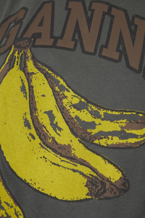 26SS 가니 바나나 티셔츠 A105004711039 490 VOLCANIC ASH - GANNI