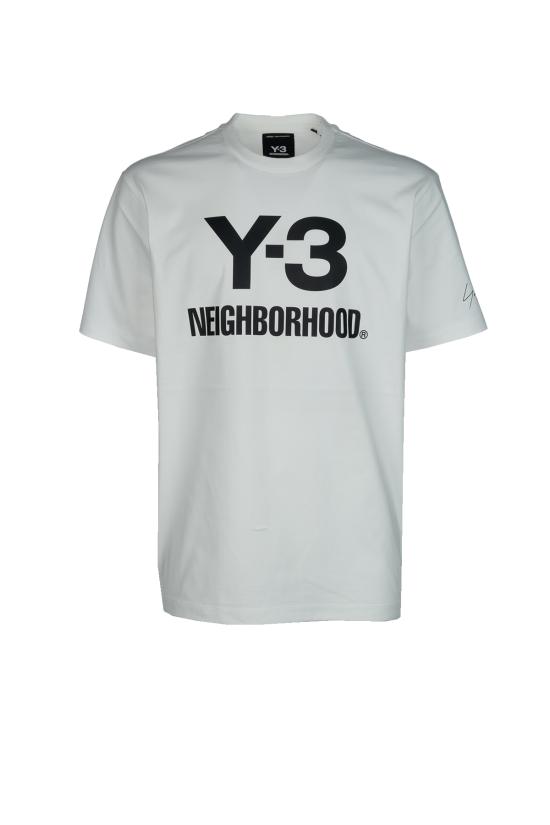 25FW Y3 ADIDAS X NBHD X DAINESE 반팔 티셔츠 JX7449 COREWHITE CORE WHITE