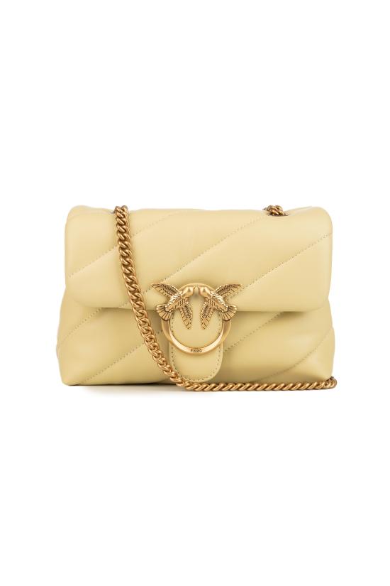 26SS 핑코 숄더백 100039A0F2 C39Q GIALLO GOLD