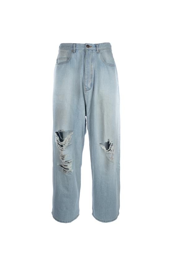 25FW 발렌시아가 데님 팬츠 849948TTWA3 4200 LIGHT BLUE