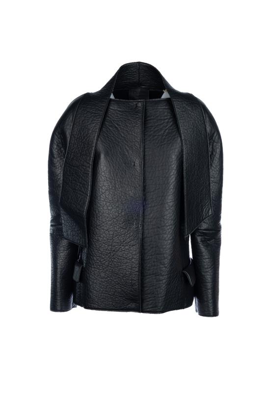 25FW 프라다 가죽 자켓 5585718A7 F0002 Nero