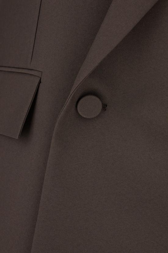 25FW 구찌 더블 브래스트 테크니컬 파나마 자켓 849881Z7AYA 2062 CHOCOLATE FONDANT - GUCCI