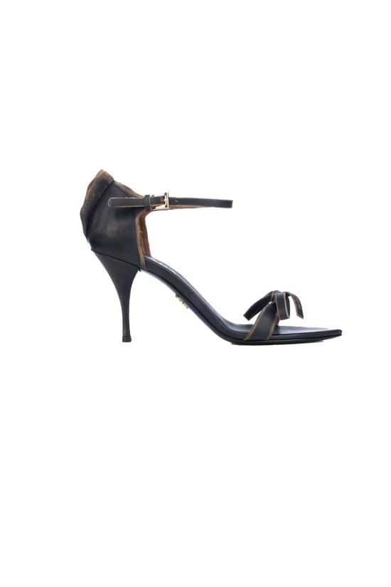 25FW 프라다 샌들 1X196OFD085V69 F0Y71 NERO CUOIO