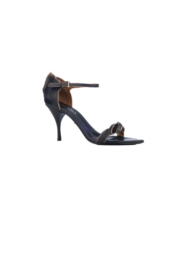 25FW 프라다 샌들 1X196OFD085V69 F0Y71 NERO CUOIO - PRADA