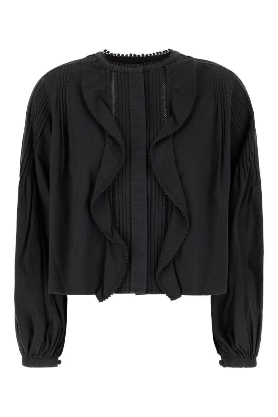 26SS 이자벨마랑 블라우스 26PCH0308FAD1I02I 01BK BLACK