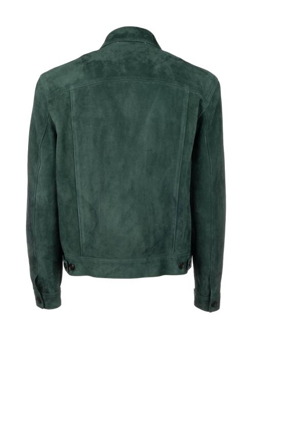 26SS 폴 스미스 가죽 자켓 M1R871ZV00040 36B EMERALD GREEN - PAUL SMITH