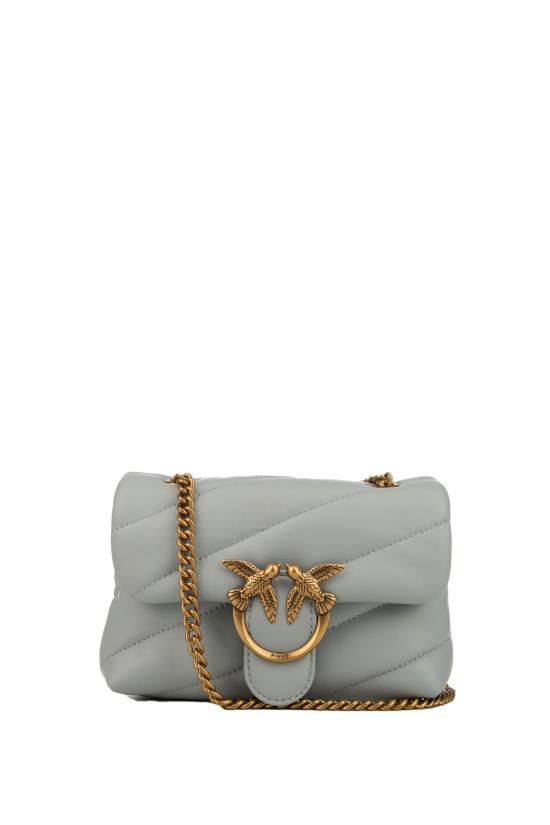 26SS 핑코 숄더백 100040A0F2 E37Q AZZURRO GOLD