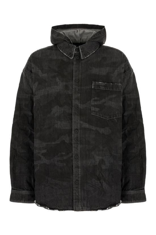 26SS 발렌시아가 자켓 857178TTWA6 4864 CAMOUFLAGE BLACK