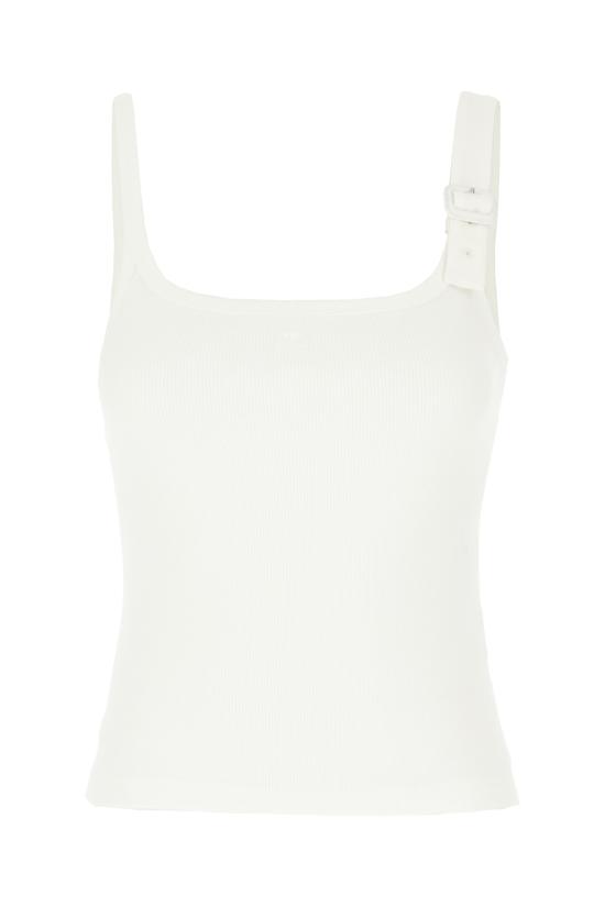 26SS 쿠레쥬 민소매 티셔츠 126JDE153JS01940 0001 HERITAGE WHITE