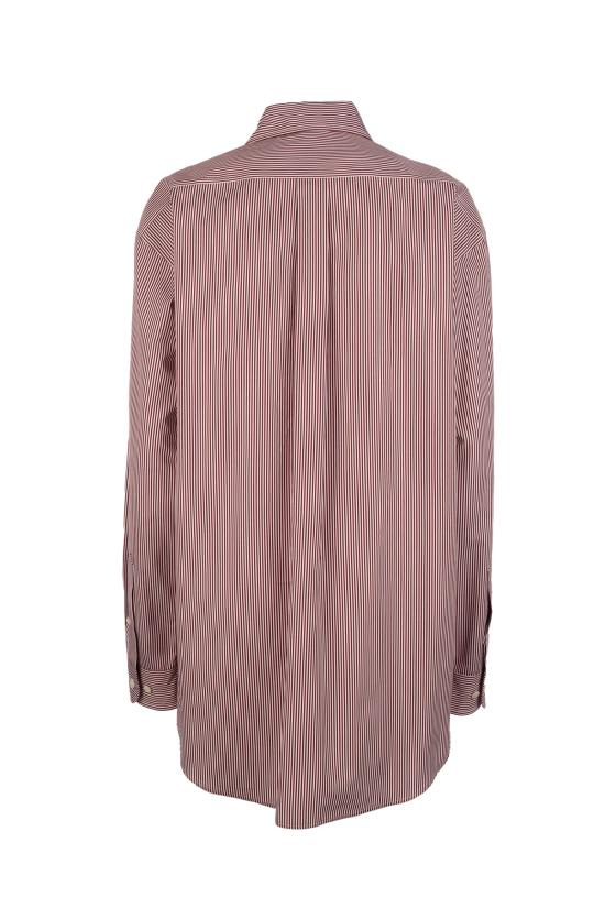 26SS 미우미우 셔츠 MK162619EA F03DU BIANCO ROSSO - MIU MIU