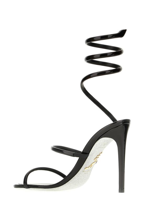 26SS 르네 카오빌라 샌들 C12351105 00019999 BLACK MIRROR - RENE CAOVILLA