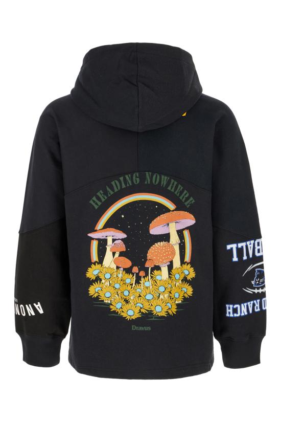 25FW 마린세르 후드 티셔츠 UST025AUJER0007 BK99 BLACK - MARINE SERRE