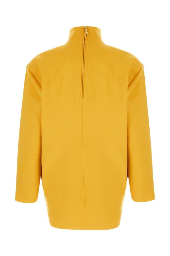 25FW 생로랑 숏 원피스 848055Y77GH 7629 CURCUMA - SAINT LAURENT