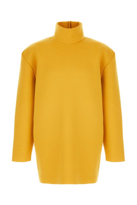 25FW 생로랑 숏 원피스 848055Y77GH 7629 CURCUMA