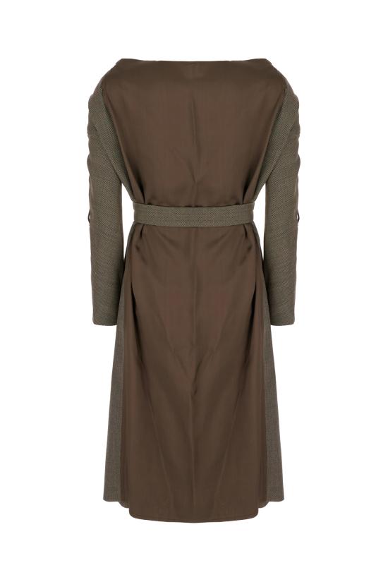 25FW MM6 메종마르지엘라 미디 원피스 S62DD0050M35636 001F BROWN BEIGE - MM6 MAISON MARGIELA