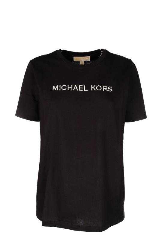 26SS 마이클 코어스 반팔 티셔츠 MR651QP97J 001 BLACK