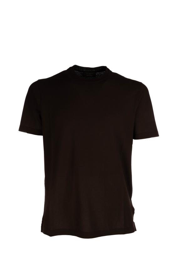 26SS 자노네 반팔 티셔츠 815214ZG380 Z1495 Marrone
