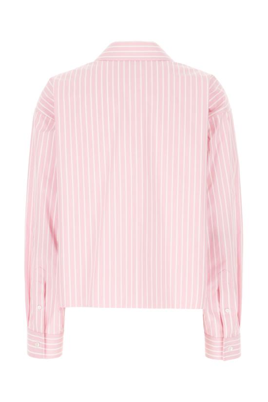 26SS 발렌시아가 셔츠 857837TPM26 5621 PINK WHITE - BALENCIAGA