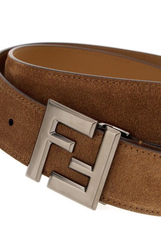 25FW 펜디 가죽 벨트 7C0550AUGS F1TQE Testa di moro - FENDI