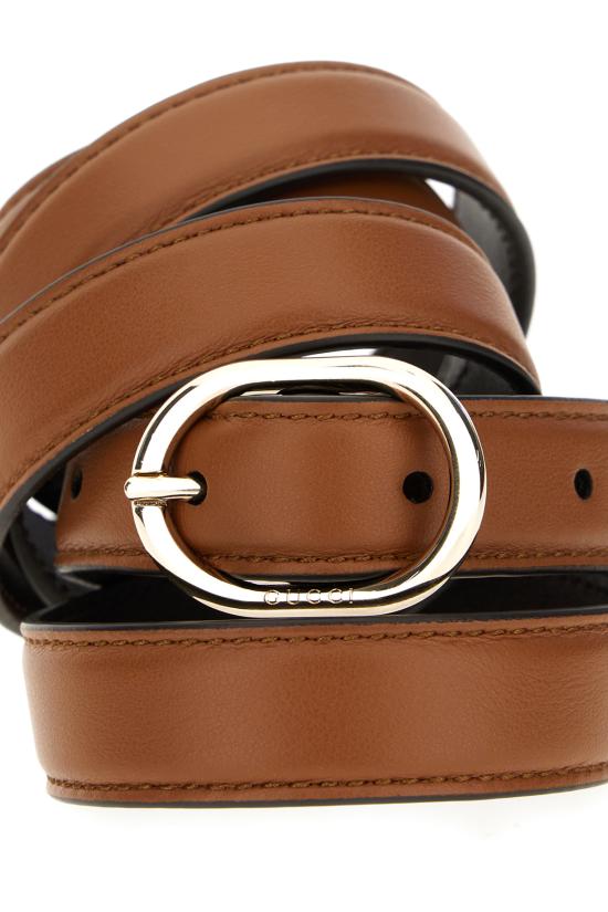 26SS 구찌 레귤러 벨트 855897AAFYJ 2744 Marrone - GUCCI